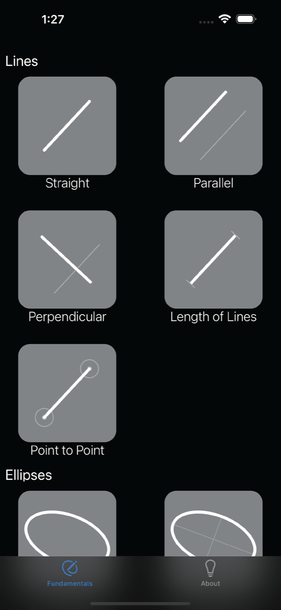 Drawing Practice iPhone screenshot