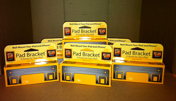 Pad Bracket boxes grouped together