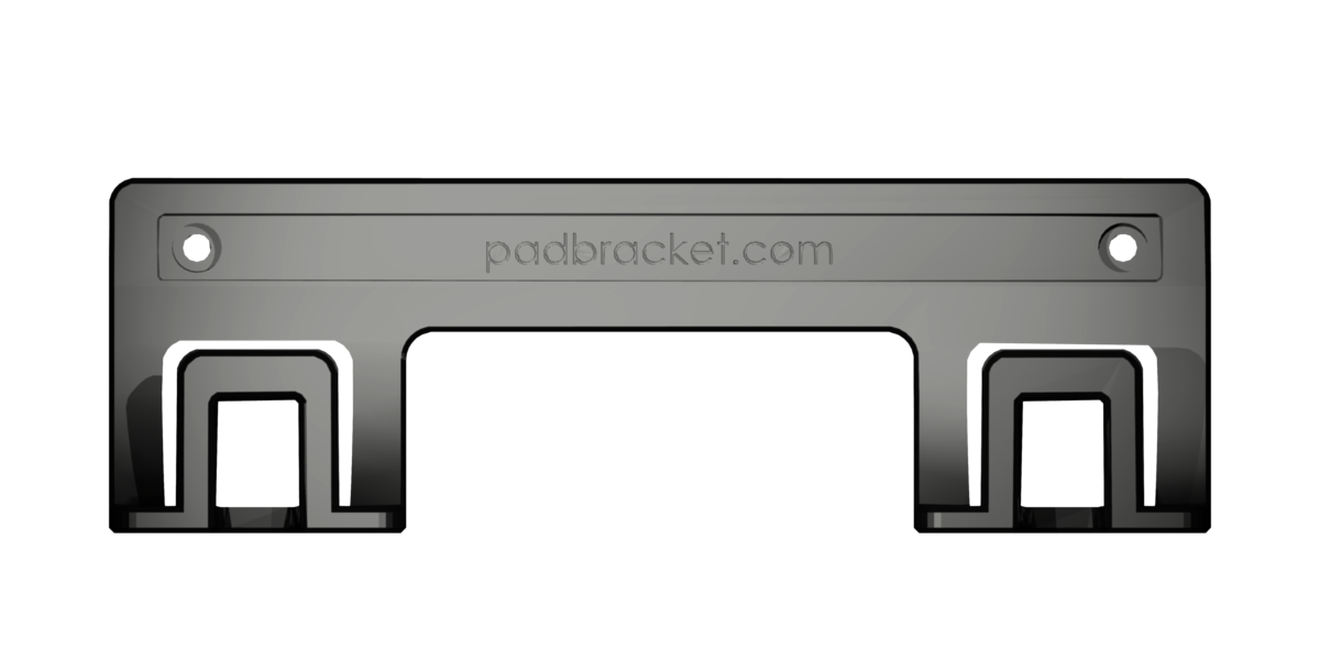 Front side of Pad Bracket packaging